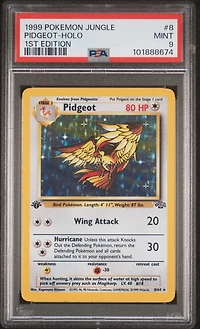 1999 Pokemon Jungle 8 Pidgeot-holo 1st Edition PSA