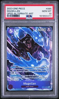 2023 One Piece Op02-paramount War Magellan Alternate Art PSA 10