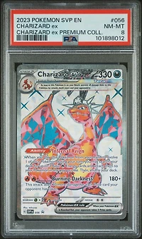 2023 Pokemon Svp En-sv Black Star Promo 056 Charizard Ex Charizard Ex Premium Collection PSA