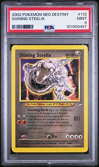 2002 Pokemon Neo Destiny 112 Shining Steelix PSA
