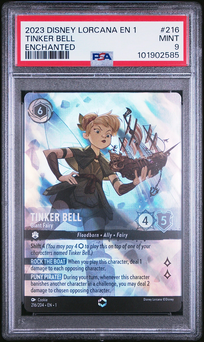 2023 Disney Lorcana En 1-the First Chapter 216 Tinker Bell