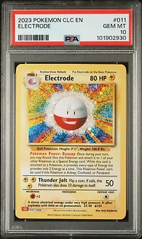 2023 Pokemon Clc-trading Card Game Classic Charizard & Ho-oh Ex Deck 011 Electrode PSA 10