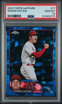 2023 Topps Chrome Sapphire 17 Shohei Ohtani PSA 10