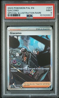 2023 Pokemon Pal En-paldea Evolved 267 Giacomo Special Illustration Rare PSA