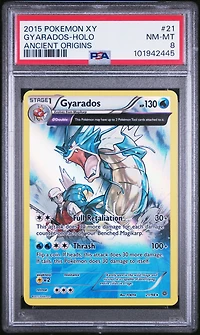 2015 Pokemon Xy Ancient Origins 21 Gyarados-holo PSA