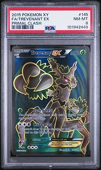 2015 Pokemon Xy Primal Clash 145 Full Art/trevenant Ex PSA