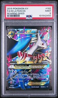 2015 Pokemon Xy Roaring Skies Full Art/ Latios Ex PSA