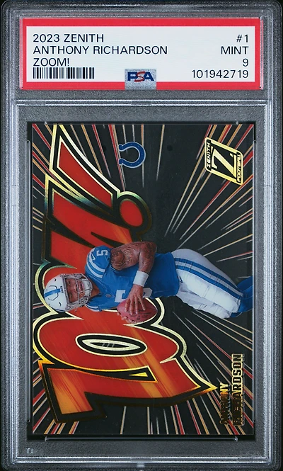 2023 Panini Zenith Zoom! 1 Anthony Richardson PSA 9
