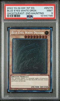 2022 Yu-gi-oh! Gfp2-ghosts From The Past: The 2nd Haunting En175 Blue-eyes White Dragon 1st Edition PSA