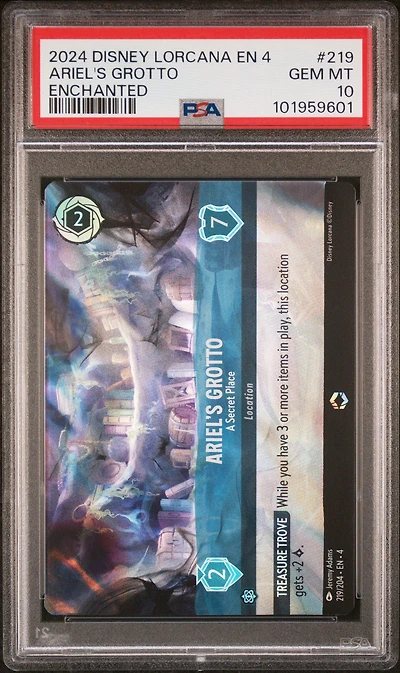 2024 Disney Lorcana En 4-ursula's Return 219 Ariel's Grotto