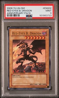 2008 Yu-gi-oh! Anniversary Pack En002 Red-eyes B. Dragon PSA 9