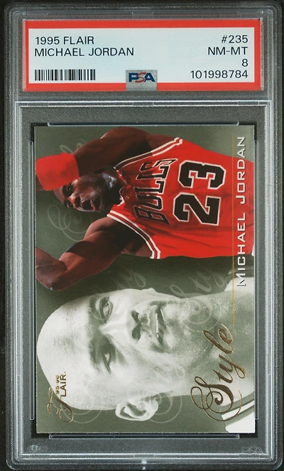 1995 Flair 235 Michael Jordan PSA