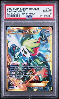 2017 Pokemon Premium Trainer Xy Collection Promo 77a Full Art/shaymin Ex PSA