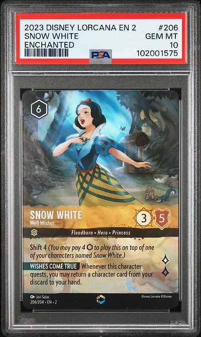 2023 Disney Lorcana En 2-rise Of The Floodborn Snow White