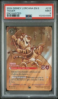 2024 Disney Lorcana En 6-azurite Sea 215 Tigger