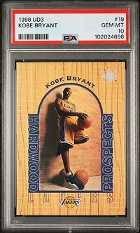1996 Ud3 19 Kobe Bryant PSA