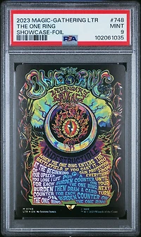 2023 Magic The Gathering Tales Of Middle-earth The One Ring Showcase-foil PSA 9