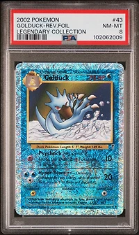 2002 Pokemon Legendary Collection 43 Golduck-reverse Foil PSA