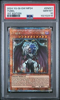 2024 Yu-gi-oh! Mp24-25th Anniversary Tin: Dueling Mirrors En021 Yubel 1st Edition PSA