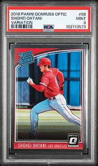 2018 Panini Donruss Optic 56 Shohei Ohtani Variation PSA