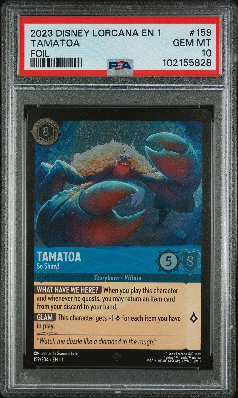 2023 Disney Lorcana En 1-the First Chapter 159 Tamatoa