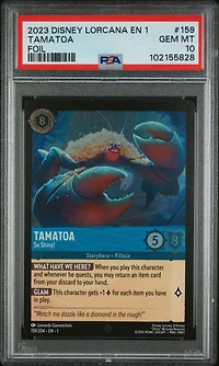 2023 Disney Lorcana En 1-the First Chapter 159 Tamatoa