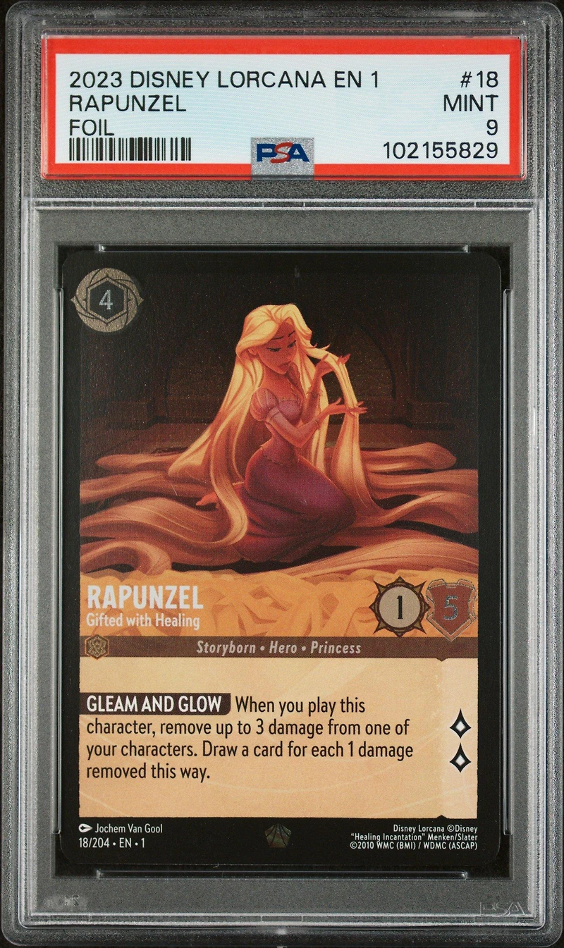 2023 Disney Lorcana En 1-the First Chapter 18 Rapunzel
