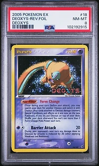 2005 Pokemon Ex Deoxys Deoxys-reverse Foil PSA