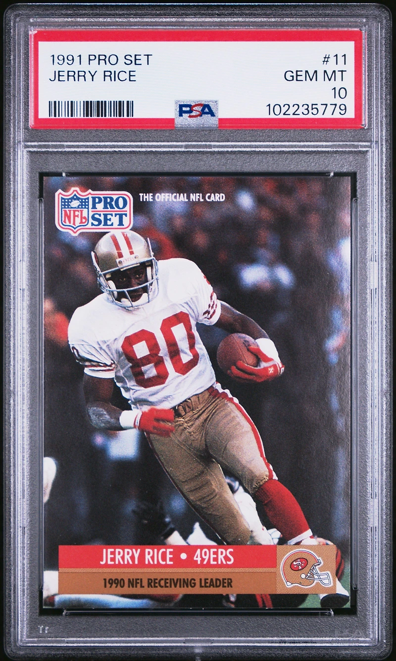 1991 Pro Set 11 Jerry Rice PSA 10