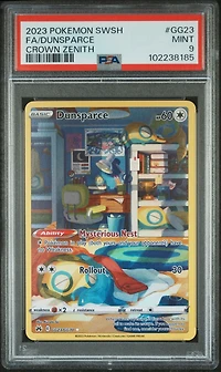 2023 Pokemon Sword And Shield Crown Zenith Gg23 Full Art/dunsparce PSA