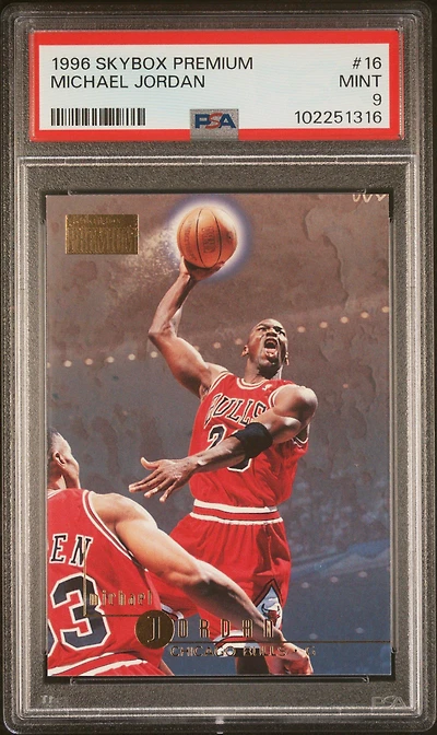 1996 Skybox Premium 16 Michael Jordan PSA