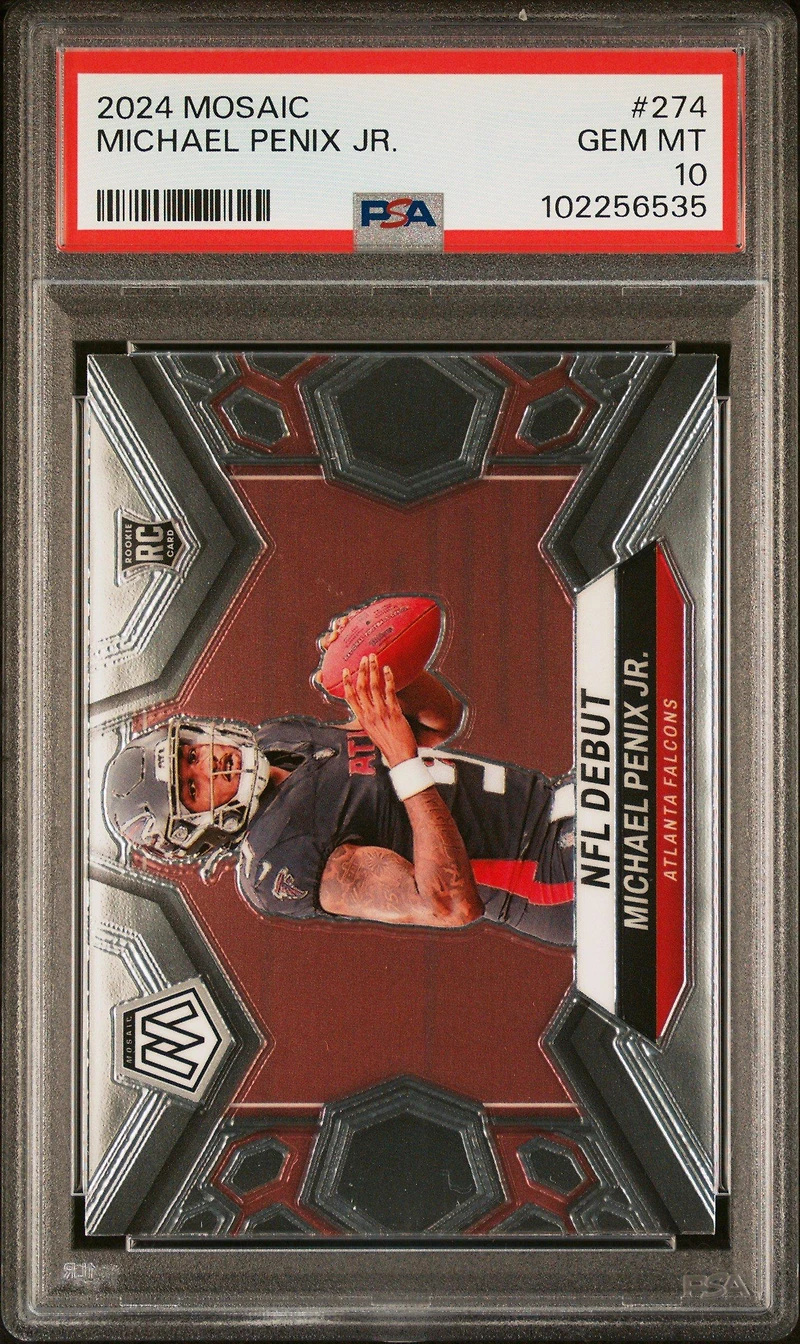 2024 Panini Mosaic 274 Michael Penix Jr. PSA 10
