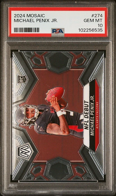 2024 Panini Mosaic 274 Michael Penix Jr. PSA 10