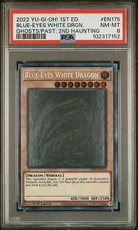 2022 Yu-gi-oh! Gfp2-ghosts From The Past: The 2nd Haunting En175 Blue-eyes White Dragon 1st Edition PSA