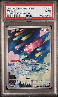 2023 Pokemon Par En-paradox Rift 201 Minior Illustration Rare PSA