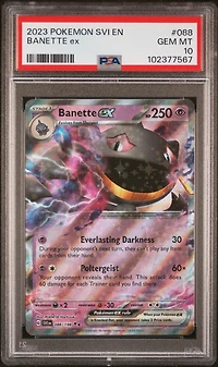 2023 Pokemon Svi En-scarlet & Violet Banette Ex PSA
