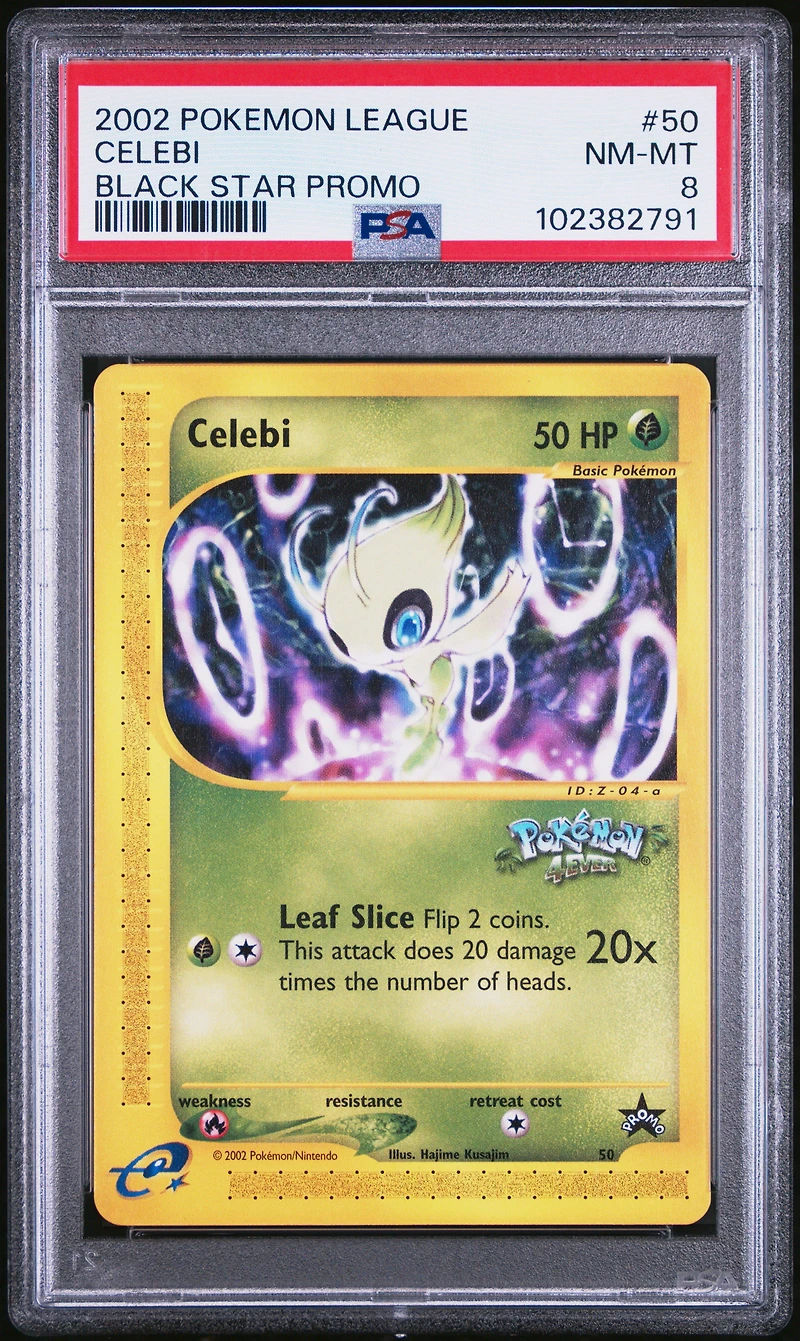 2002 Pokemon League Promo Black Star 50 Celebi PSA
