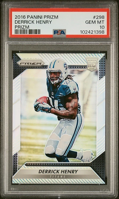 2016 Panini Prizm 298 Derrick Henry Prizm PSA 10
