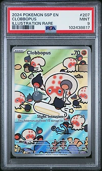 2024 Pokemon Ssp En-surging Sparks 207 Clobbopus Illustration Rare PSA