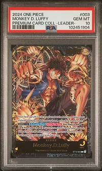2024 One Piece Premium Card Collection -leader Collection- 003 Monkey D. Luffy PSA 10