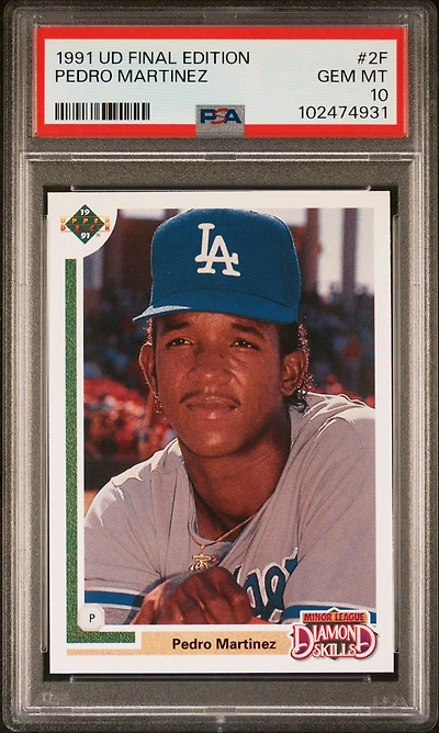 1991 Upper Deck Final Edition 2f Pedro Martinez PSA 10