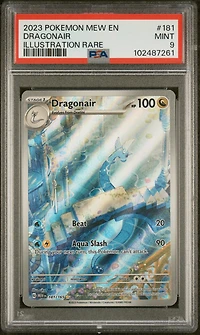 2023 Pokemon Mew En-151 181 Dragonair Illustration Rare PSA