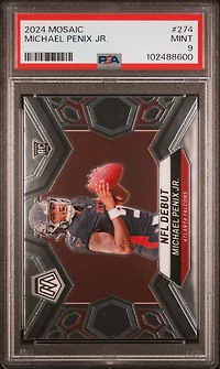 2024 Panini Mosaic 274 Michael Penix Jr. PSA 9