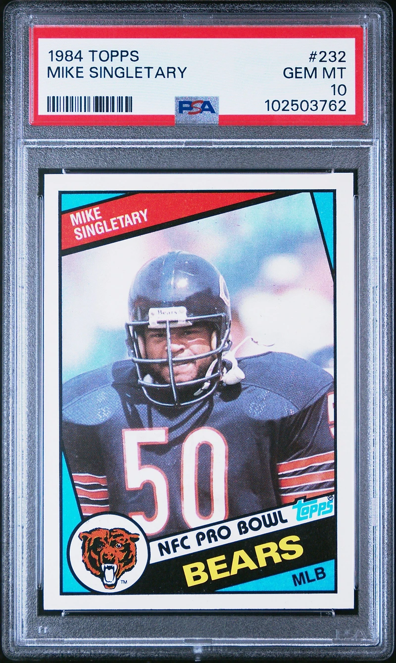 1984 Topps 232 Mike Singletary PSA 10