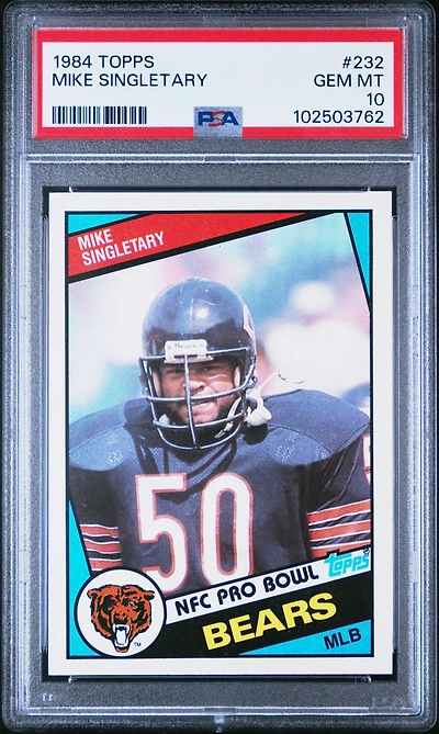 1984 Topps 232 Mike Singletary PSA 10