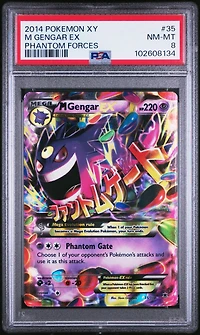 2014 Pokemon Xy Phantom Forces 35 M Gengar Ex PSA