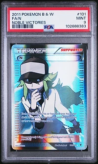 2011 Pokemon Black & White Noble Victories 101 Full Art/n PSA 9