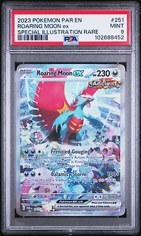 2023 Pokemon Par En-paradox Rift 251 Roaring Moon Ex Special Illustration Rare PSA