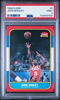 1986 Fleer 5 John Bagley PSA 9