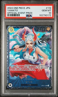 2024 One Piece Japanese Promos 112 Yamato Official Event Prize PSA 10
